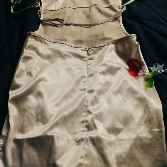 2 for $10-NWOT- Mini Exposed Back Satin Dress 👗 - Picture 2 of 3